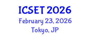 International Conference on Software Engineering and Technology (ICSET) February 23, 2026 - Tokyo, Japan