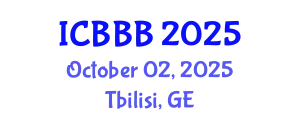 International Conference on Bioscience, Biotechnology, and Biochemistry (ICBBB) October 02, 2025 - Tbilisi, Georgia