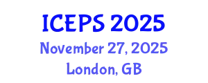 International Conference on Education and Psychological Sciences (ICEPS) November 27, 2025 - London, United Kingdom