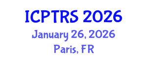 International Conference on Physical Therapy and Rehabilitation Sciences (ICPTRS) January 26, 2026 - Paris, France