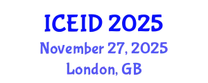 International Conference on Entrepreneurship, Innovation and Development (ICEID) November 27, 2025 - London, United Kingdom