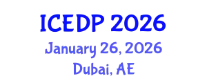 International Conference on Educational and Developmental Psychology (ICEDP) January 26, 2026 - Dubai, United Arab Emirates