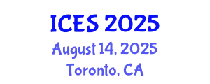 International Conference on Educational Sciences (ICES) August 14, 2025 - Toronto, Canada