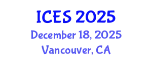 International Conference on Educational Sciences (ICES) December 18, 2025 - Vancouver, Canada