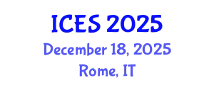 International Conference on Educational Sciences (ICES) December 18, 2025 - Rome, Italy