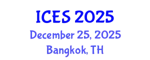 International Conference on Educational Sciences (ICES) December 25, 2025 - Bangkok, Thailand