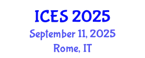 International Conference on Educational Sciences (ICES) September 11, 2025 - Rome, Italy