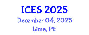 International Conference on Educational Sciences (ICES) December 04, 2025 - Lima, Peru