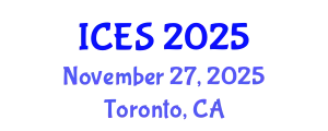 International Conference on Educational Sciences (ICES) November 27, 2025 - Toronto, Canada