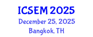 International Conference on Statistics, Econometrics and Mathematics (ICSEM) December 25, 2025 - Bangkok, Thailand