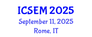 International Conference on Statistics, Econometrics and Mathematics (ICSEM) September 11, 2025 - Rome, Italy
