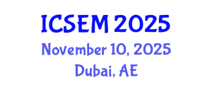 International Conference on Statistics, Econometrics and Mathematics (ICSEM) November 10, 2025 - Dubai, United Arab Emirates