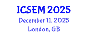 International Conference on Statistics, Econometrics and Mathematics (ICSEM) December 11, 2025 - London, United Kingdom