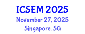 International Conference on Statistics, Econometrics and Mathematics (ICSEM) November 27, 2025 - Singapore, Singapore