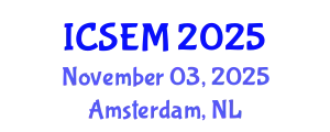 International Conference on Statistics, Econometrics and Mathematics (ICSEM) November 03, 2025 - Amsterdam, Netherlands