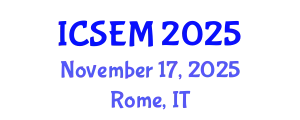 International Conference on Statistics, Econometrics and Mathematics (ICSEM) November 17, 2025 - Rome, Italy