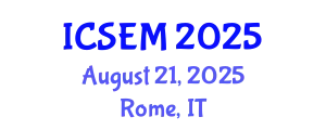 International Conference on Statistics, Econometrics and Mathematics (ICSEM) August 21, 2025 - Rome, Italy