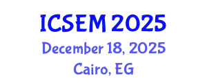 International Conference on Statistics, Econometrics and Mathematics (ICSEM) December 18, 2025 - Cairo, Egypt
