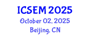 International Conference on Statistics, Econometrics and Mathematics (ICSEM) October 02, 2025 - Beijing, China