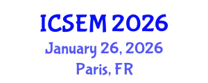International Conference on Statistics, Econometrics and Mathematics (ICSEM) January 26, 2026 - Paris, France