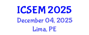 International Conference on Statistics, Econometrics and Mathematics (ICSEM) December 04, 2025 - Lima, Peru