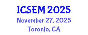 International Conference on Statistics, Econometrics and Mathematics (ICSEM) November 27, 2025 - Toronto, Canada