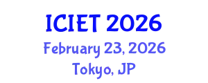 International Conference on Innovation and Educational Transformation (ICIET) February 23, 2026 - Tokyo, Japan