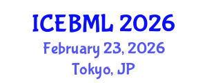 International Conference on e-Education, e-Business, e-Management and e-Learning (ICEBML) February 23, 2026 - Tokyo, Japan