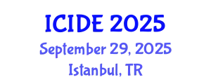 International Conference on Industrial Design Engineering (ICIDE) September 29, 2025 - Istanbul, Turkey