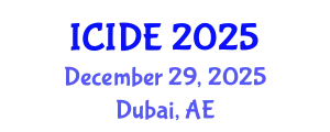 International Conference on Industrial Design Engineering (ICIDE) December 29, 2025 - Dubai, United Arab Emirates