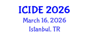 International Conference on Industrial Design Engineering (ICIDE) March 16, 2026 - Istanbul, Turkey