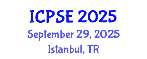 International Conference on Pharmaceutical Science and Engineering (ICPSE) September 29, 2025 - Istanbul, Turkey