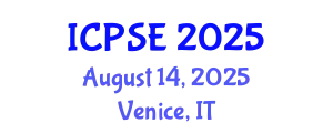 International Conference on Pharmaceutical Science and Engineering (ICPSE) August 14, 2025 - Venice, Italy