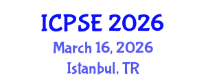 International Conference on Pharmaceutical Science and Engineering (ICPSE) March 16, 2026 - Istanbul, Turkey
