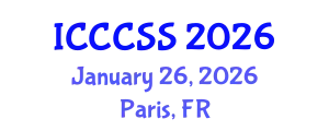 International Conference on Cloud Computing and Services Science (ICCCSS) January 26, 2026 - Paris, France