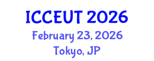 International Conference on Combustion, Energy Utilisation and Thermodynamics (ICCEUT) February 23, 2026 - Tokyo, Japan