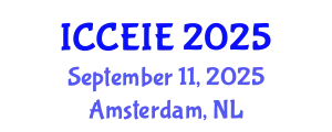 International Conference on Communication and Electronic Information Engineering (ICCEIE) September 11, 2025 - Amsterdam, Netherlands