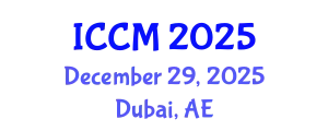International Conference on Composite Materials (ICCM) December 29, 2025 - Dubai, United Arab Emirates
