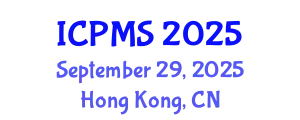 International Conference on Port and Maritime Security (ICPMS) September 29, 2025 - Hong Kong, China