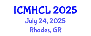 International Conference on Material Handling, Constructions and Logistics (ICMHCL) July 24, 2025 - Rhodes, Greece