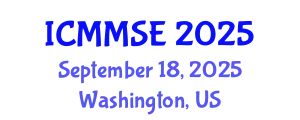 International Conference on Metallurgy, Materials Science and Engineering (ICMMSE) September 18, 2025 - Washington, United States