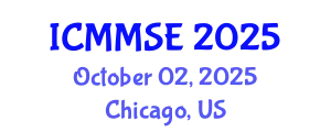 International Conference on Metallurgy, Materials Science and Engineering (ICMMSE) October 02, 2025 - Chicago, United States