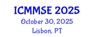 International Conference on Metallurgy, Materials Science and Engineering (ICMMSE) October 30, 2025 - Lisbon, Portugal