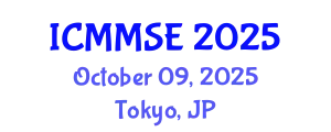 International Conference on Metallurgy, Materials Science and Engineering (ICMMSE) October 09, 2025 - Tokyo, Japan