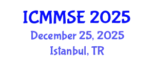 International Conference on Metallurgy, Materials Science and Engineering (ICMMSE) December 25, 2025 - Istanbul, Turkey