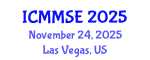 International Conference on Metallurgy, Materials Science and Engineering (ICMMSE) November 24, 2025 - Las Vegas, United States