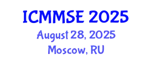 International Conference on Metallurgy, Materials Science and Engineering (ICMMSE) August 28, 2025 - Moscow, Russia