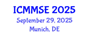 International Conference on Metallurgy, Materials Science and Engineering (ICMMSE) September 29, 2025 - Munich, Germany
