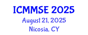 International Conference on Metallurgy, Materials Science and Engineering (ICMMSE) August 21, 2025 - Nicosia, Cyprus