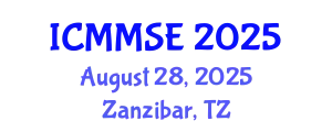 International Conference on Metallurgy, Materials Science and Engineering (ICMMSE) August 28, 2025 - Zanzibar, Tanzania